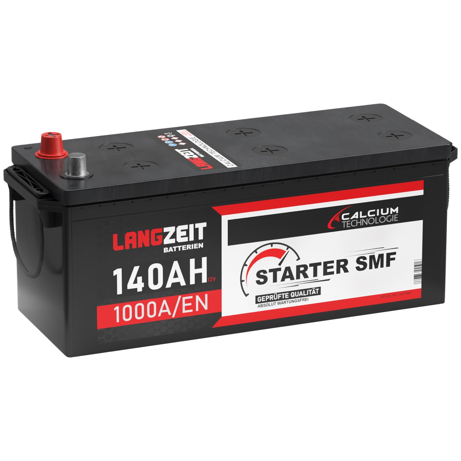 Langzeit LKW Batterie 12V 140Ah 1000A/EN SMF Batterie verschlossen Starterbatterie Schlepper Traktor statt 120ah 125Ah 135Ah 140Ah 12V Angebot bei HelloDeals
