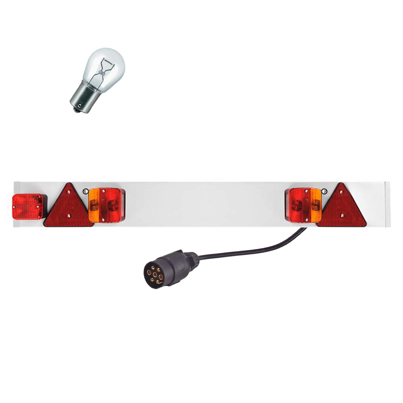 Anhänger Beleuchtungsbalken, Nebelschlussleuchte, 5 m Kabel, 137 cm Länge, 12 Volt Angebot bei HelloDeals