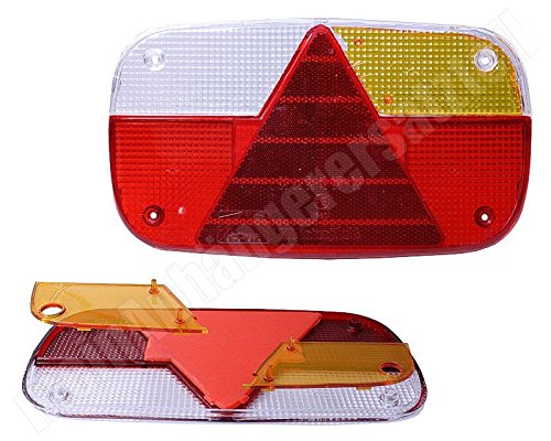 meinAnhängerersatzteil - Aspöck Multipoint 3 Lichtscheibe Ersatzglas für Rückleuchte links & rechts Angebot bei HelloDeals