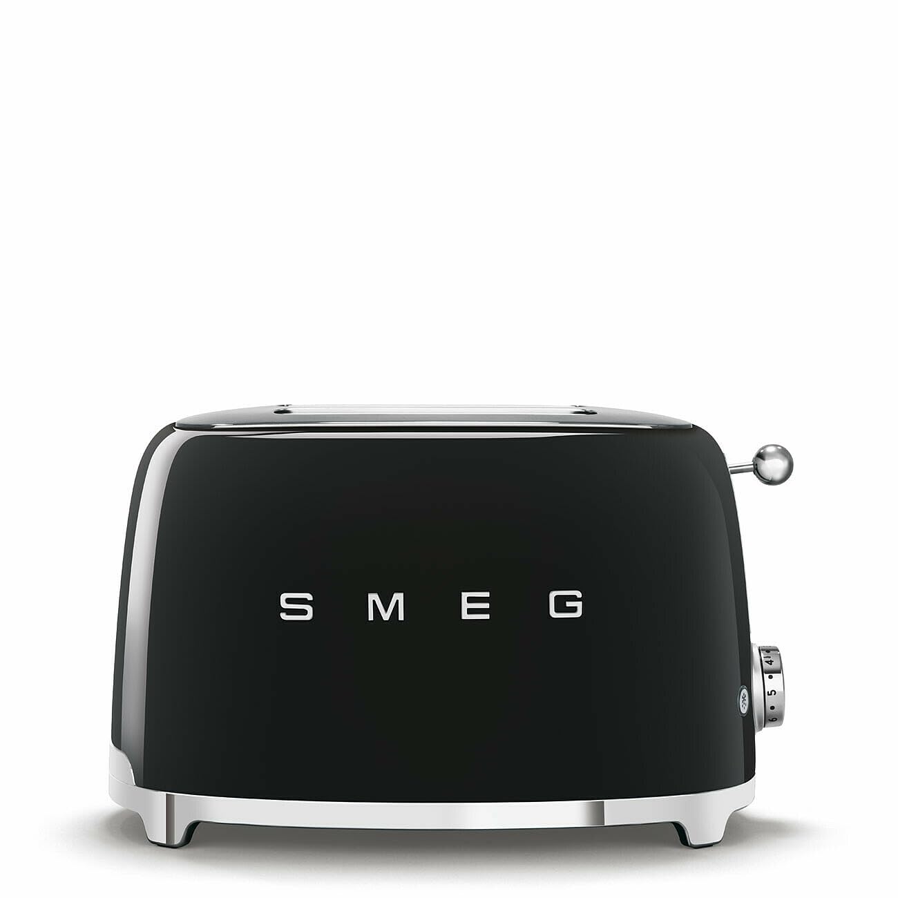 Smeg, 2x2 TSF01BLEU -Toaster, 2 Schlitze für 2 Scheiben, 6 Vergoldungsniveaus, Heizfunktion, Abtau- und Bagel- Funktion, Sammelschublade, 950W, Schwarz Angebot bei HelloDeals