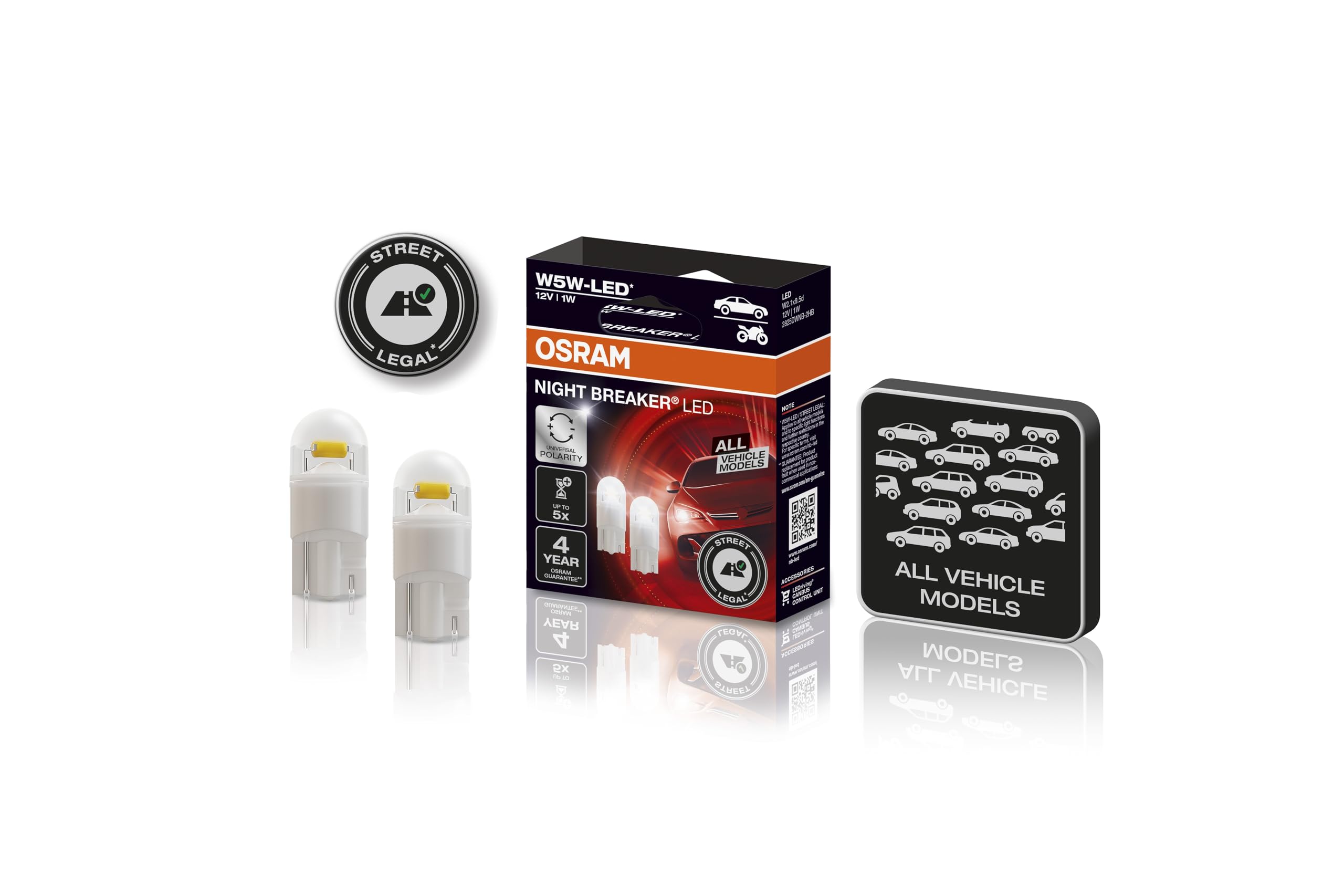 Osram NIGHT BREAKER® LED W5W - Next Gen 2825DWNB-2HFB Angebot bei HelloDeals