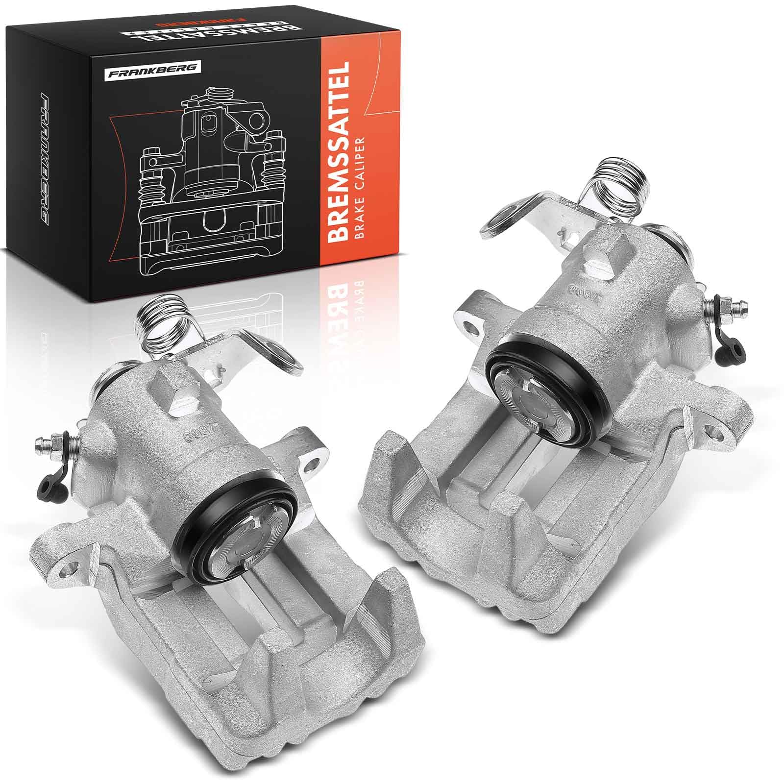 Frankberg 2x Bremssattel Bremszange Hinten Links Rechts Aluminium Kompatibel mit Golf IV Polo Fabia I Fabia II A3 Leon Ibiza III TT Cordoba R.o.o.m.s.t.e.r Replace# 1J0615424F Angebot bei HelloDeals