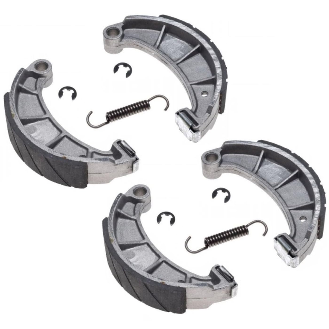 2X Bremsbacken Satz Sport + Federn für Simson S51 S50 KR51 S70 SR50 Schwalbe Star geschlitzt genutet Vorne + Hinten Angebot bei HelloDeals