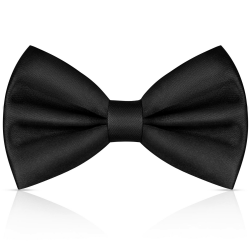 URAQT Fliege Herren, Klassische Einfarbig Fliegen für Männer, Schmale Smoking Fliege Schleife mit Haken, Einstellbar Bow Tie für Hochzeit Party Angebot bei HelloDeals