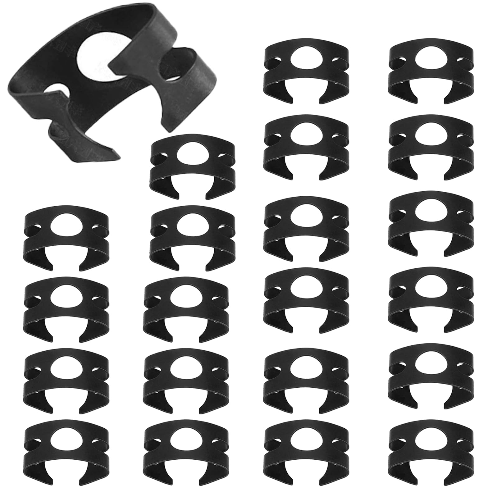 COZERI 20 Stück hochwertig Halteklammer Haltefeder Bremsschlauch Bremsleitung,Auto-Bremsschlauch Schellen,171611715 4D0611715B für Volkswagen Golf, Scirocco, Audi, Bremsleitung Halterung Angebot bei HelloDeals