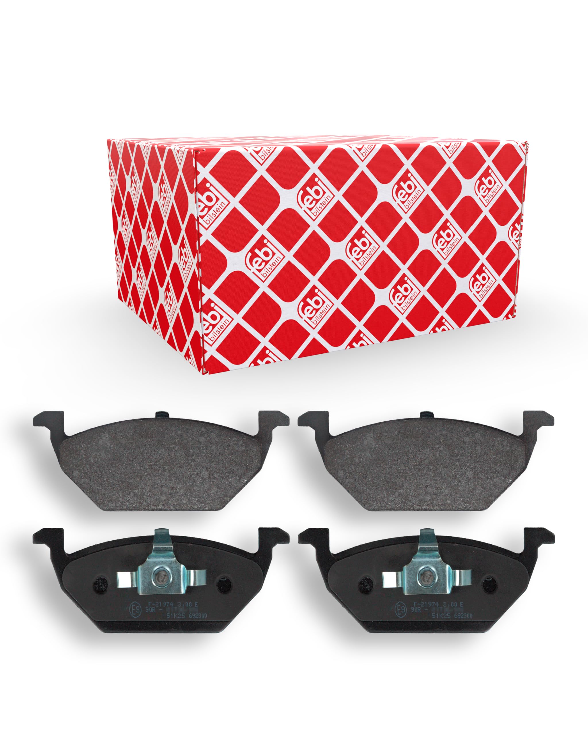 1x ORIGINAL FEBI BILSTEIN SATZ-BREMSBELÄGE SATZ-BREMSKLÖTZE BREMSBELAGSATZ BREMSBELÄGE BREMSKLÖTZE BREMSKLÖTZER BREMSSTEINE VORNE Single Angebot bei HelloDeals
