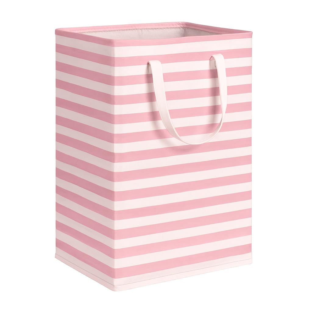 BUYMEO 72L faltbarer Wäschekorb, Set Wäschesack, Pfandflaschen Sammelbehälter, Wäschebox, Wasserdichter Wäschesammler, Laundry, Wäschebehälter, Wäschesortierer, Aufbewahrung, Leergut Altglas Behälter Rosa 1 Angebot bei HelloDeals