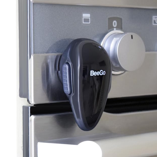 BeeGo® kindersicherung backofen – 1 Stück Schwarz, Hitzebeständig & Langlebig, Einfache Selbstklebende Installation, Keine Werkzeuge oder Bohren erforderlich, Küchensicherheit für Babys & Kleinkinder Angebot bei HelloDeals