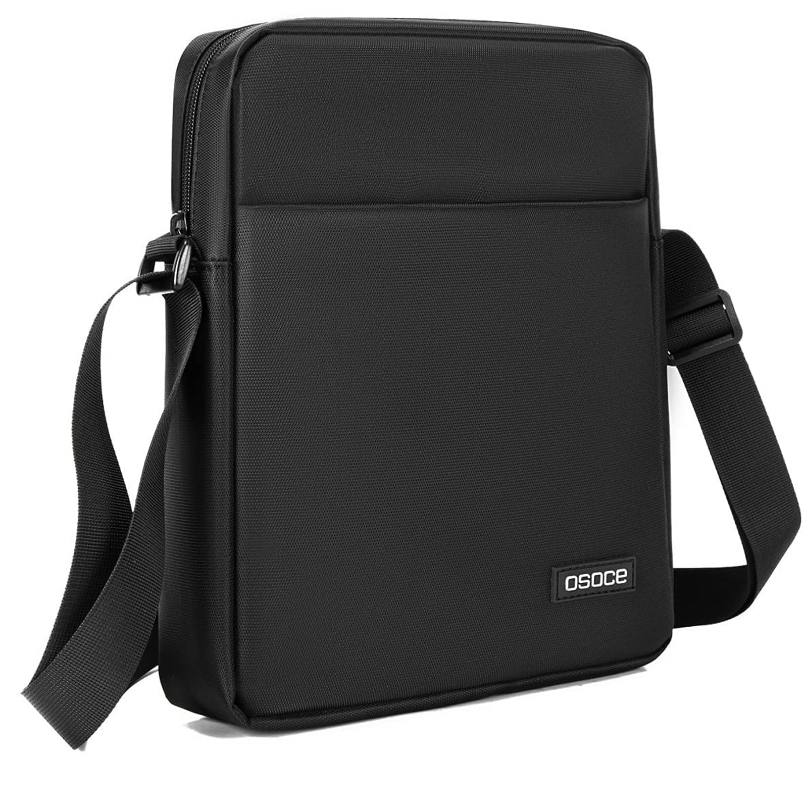 OSOCE Herren Umhängetasche Stilvolle Wasserdicht Schultertasche Messenger Bag Business Bag Crossbody Sling Bag für Arbeit Reise Alltagsleben (Schwarz) Angebot bei HelloDeals