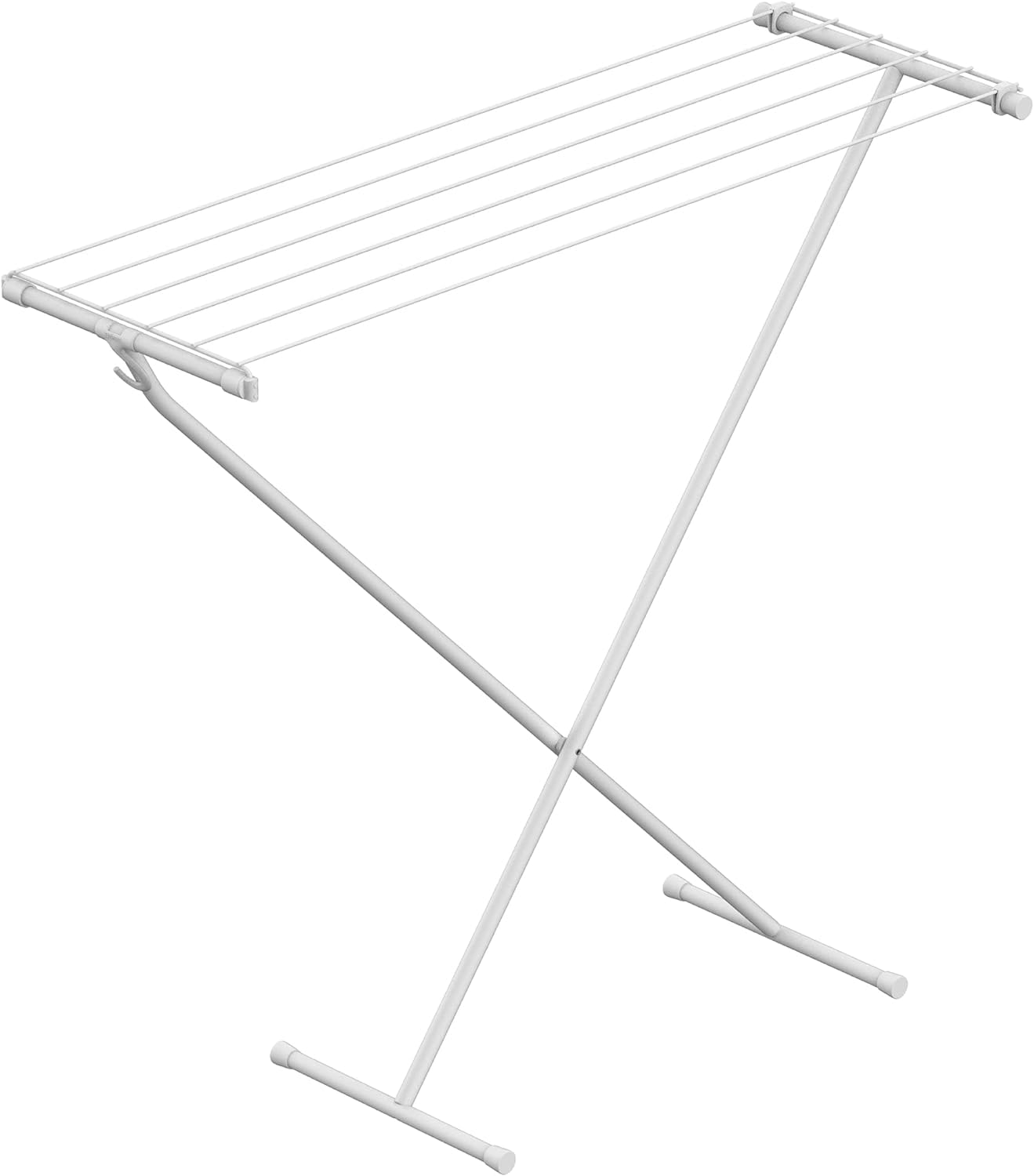 Rörets Wäschetrockner Compact – Aufbewahrungshaken - praktisch und stabil – braucht wenig Platz – 90x32x83 cm – 5,5 m Trockenfläche - Design und Qualität von Schwedens stärkster Trockenständermarke Weiβ Angebot bei HelloDeals