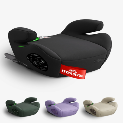 OWEN Sitzerhöhung Auto mit ISOFIX | Kindersitz mit Memory-Schaum & Wechselbezug | Für 15–36 kg (6–12 Jahre) | ECE R129 geprüft | ergonomisch & leicht | Bezug waschbar – schwarz Angebot bei HelloDeals