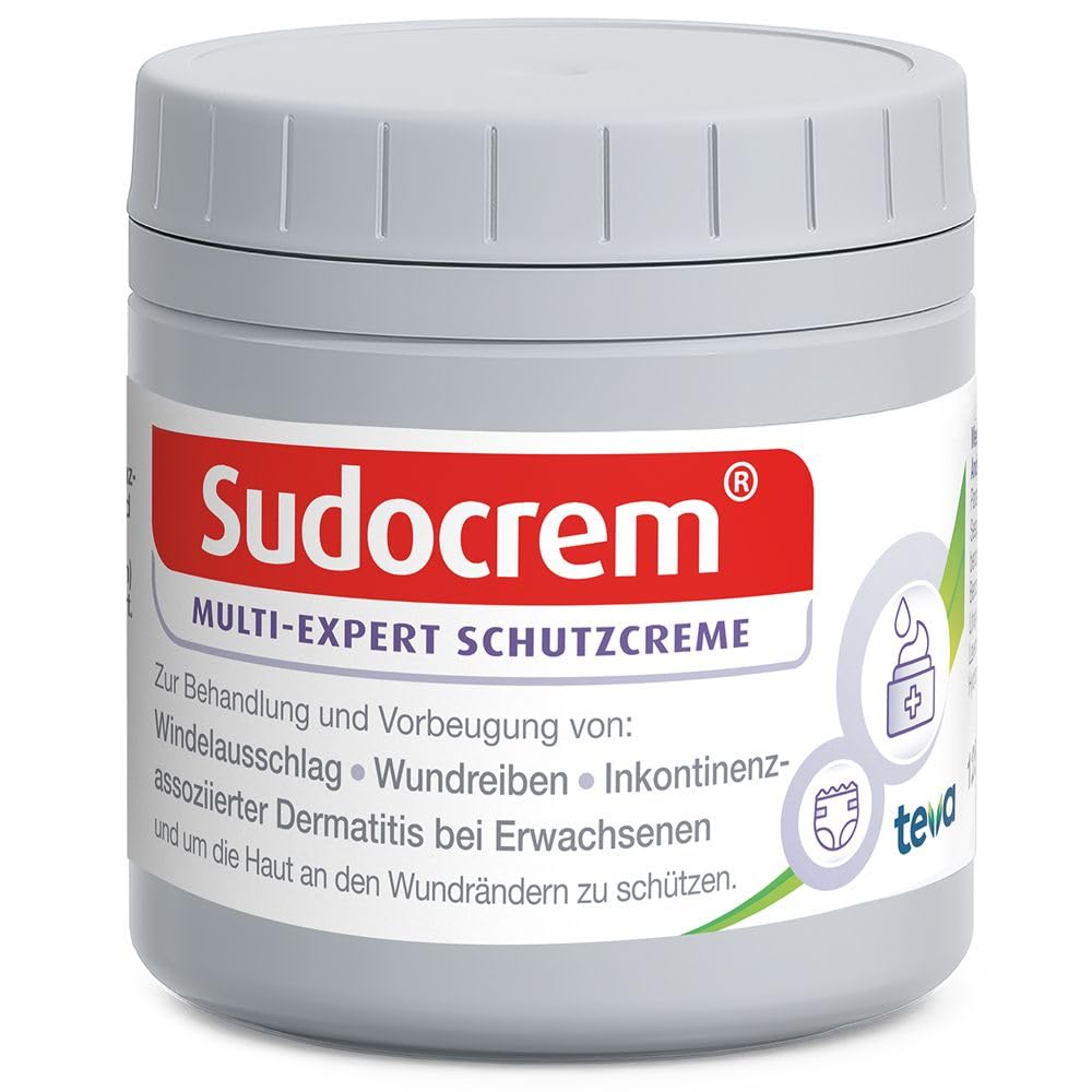 SUDOCREM - Regenerierende Windelsalbe, schützt empfindliche Babyhaut, speziell bei Windelausschlag (60g) Angebot bei HelloDeals