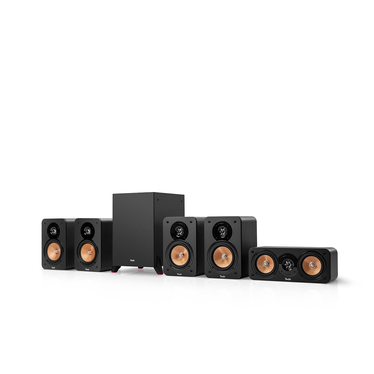 Teufel Ultima 20 5.1 Surround Sound System, Front- oder Downfire-Subwoofer (optional kabellos ansteuerbar), Bassreflex, HiFi Heimkino Soundsystem (Schwarz) Angebot bei HelloDeals