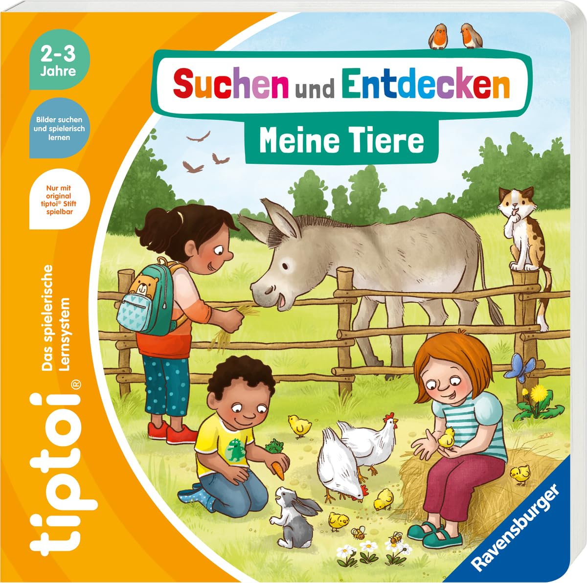 tiptoi® Suchen und Entdecken: Meine Tiere, Tierbuch mit Geräuschen und Liedern Angebot bei HelloDeals