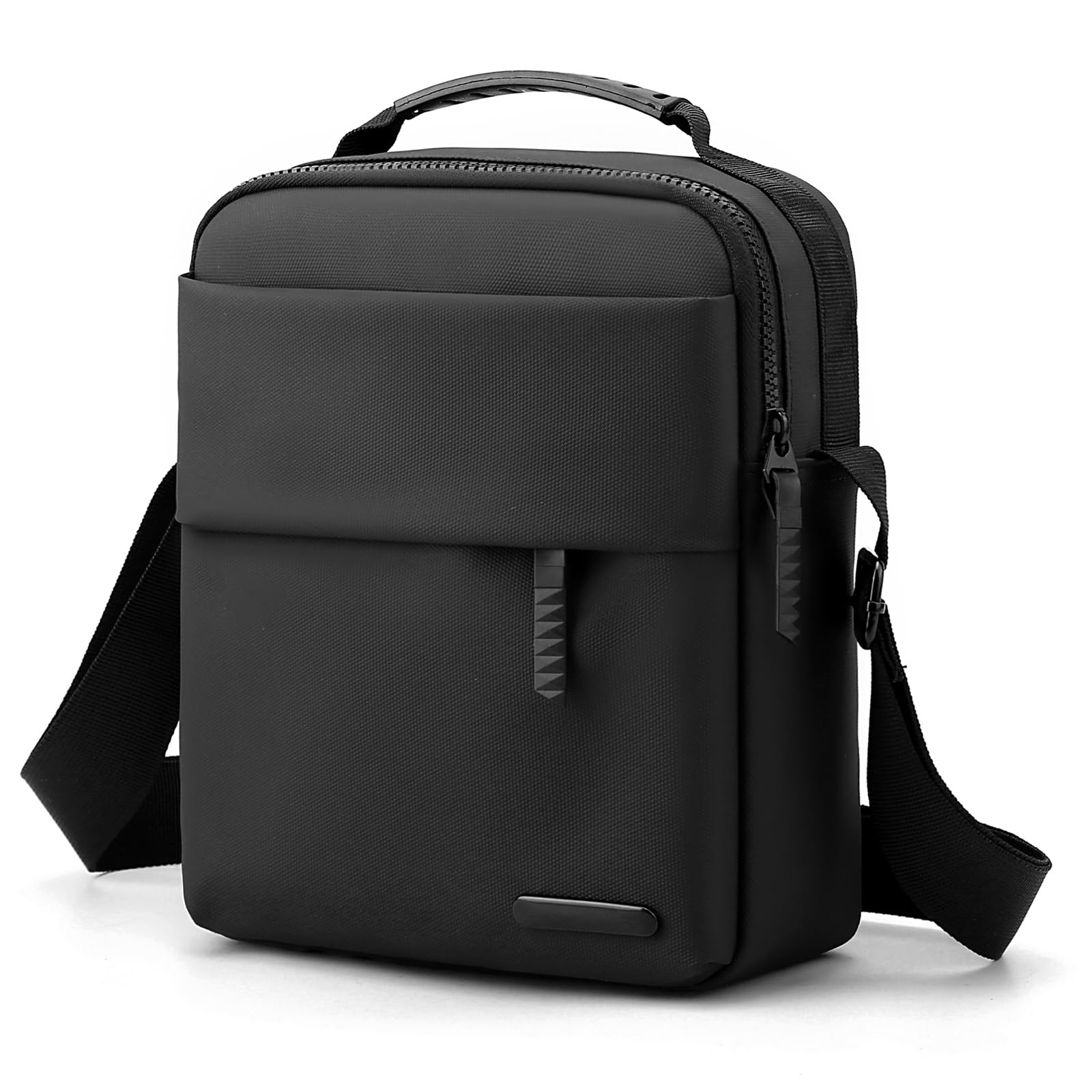 Vpoofree Umhängetasche Herren,Schultertasche Herren,Herren Tasche Umhängen,Herrentasche zum Umhängen,Shoulder Bag Men Wasserdichte Crossbag Brusttasche Handytasche für Tägliches Leben Reise Schwarz Umhängetasche Herren Angebot bei HelloDeals
