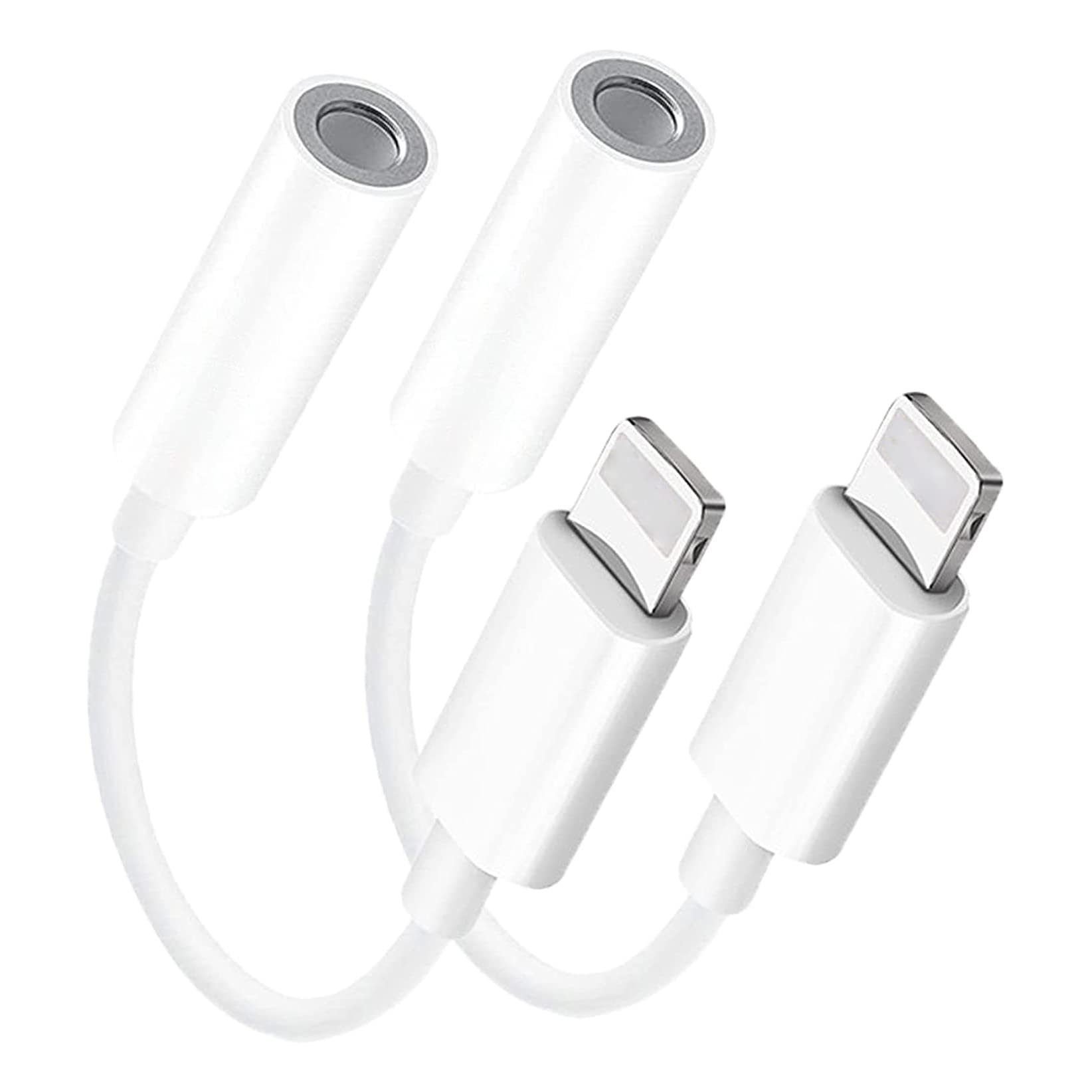 [Apple MFi-Zertifiziert] 2 Pack Adapter iPhone Kopfhörer, Lightning auf 3,5‑mm-Kopfhöreranschluss Adapter Aux Audio KlinkeAdapter für iPhone 14/13/12/11/11 Pro/XR/X/XS/8/8Plus 2 pcs Angebot bei HelloDeals