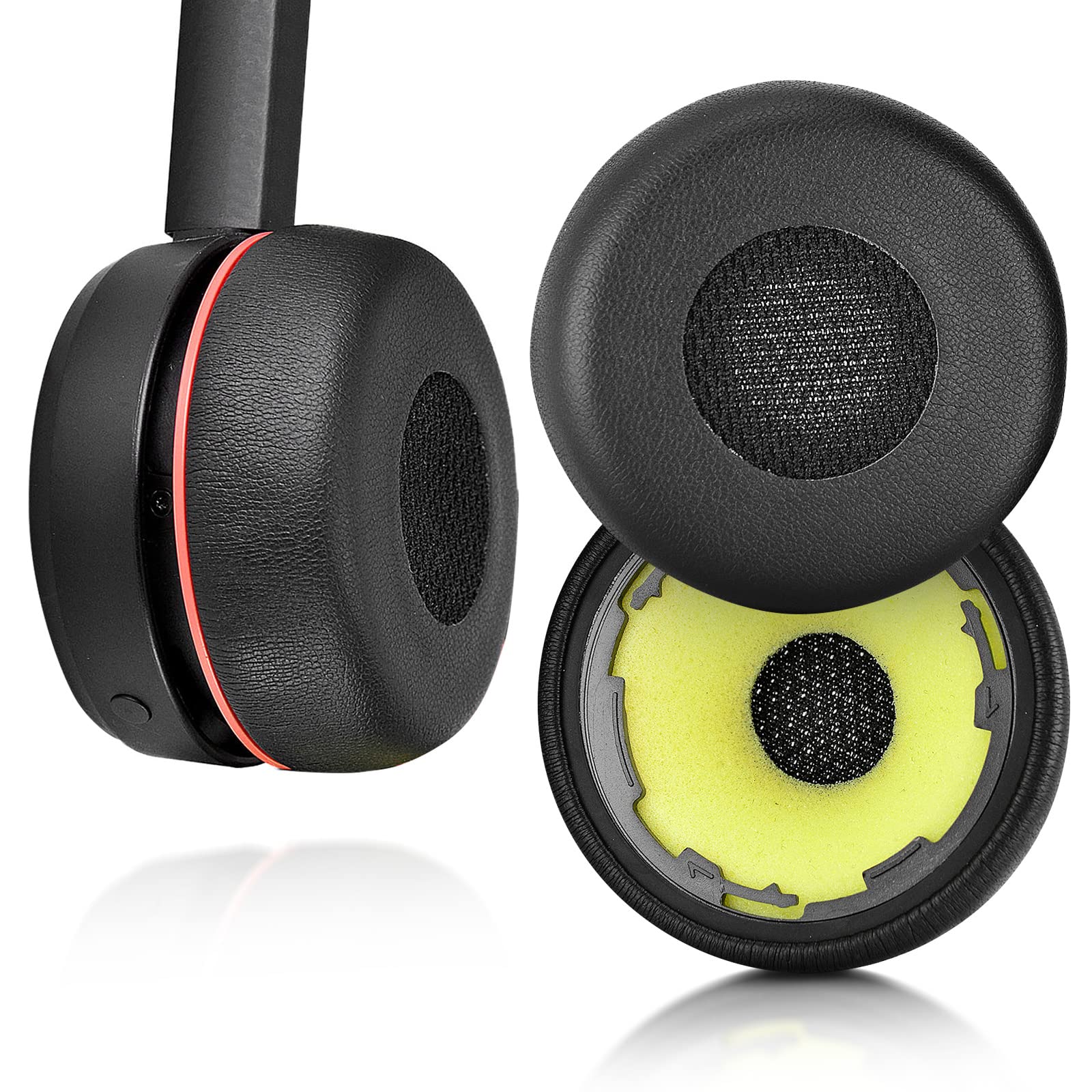 75 Evolve ohrpolster Ersatz Ohrpolster Kissen Abdeckung Reparaturteile Kompatibel mit Jabra Evolve 75 75+ / 75 UC / 75MS Angebot bei HelloDeals