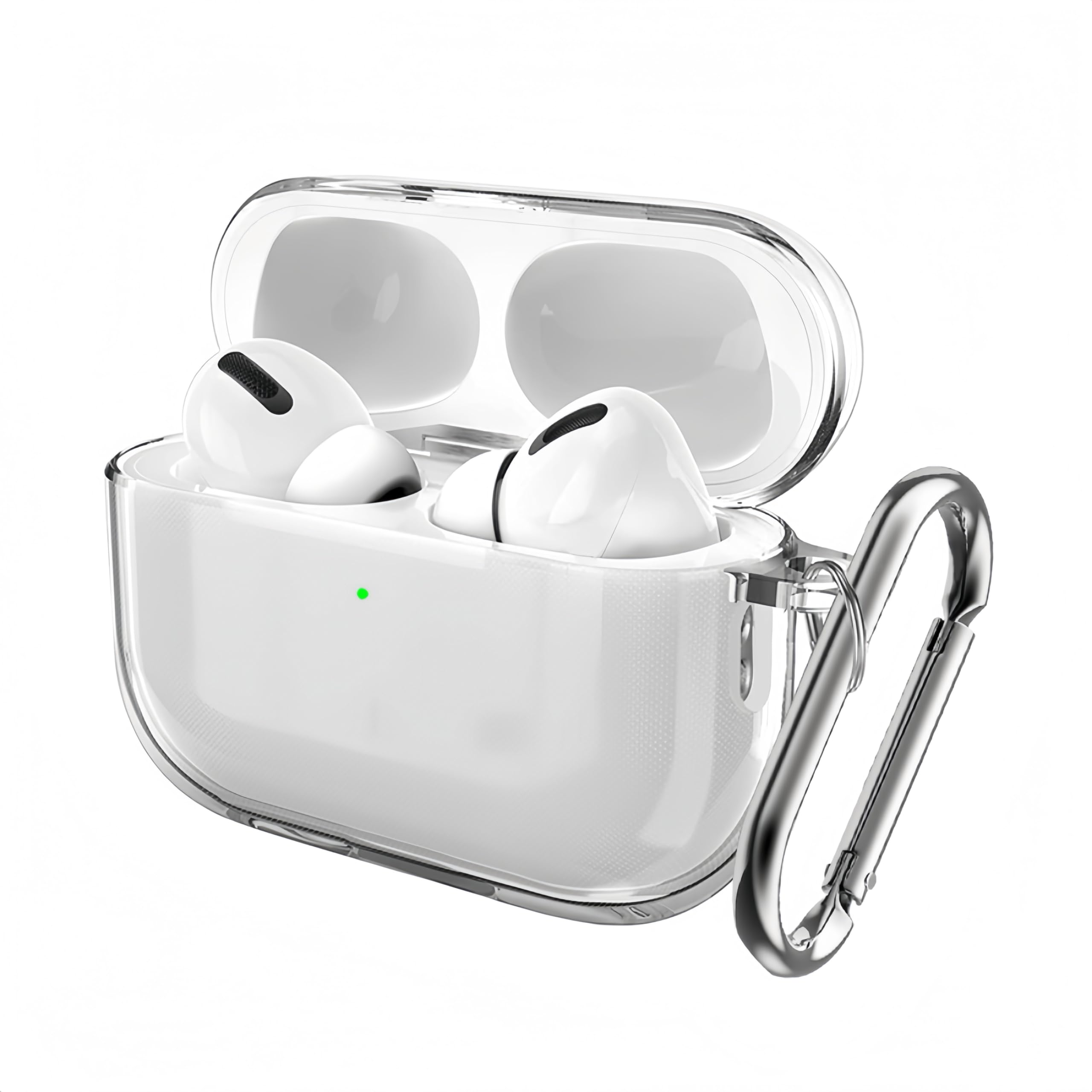 BoerHang Hülle Kompatibel mit AirPods Pro 3, TPU Stoßfest Transparent Einfach [Front-LED Sichtbar] Kompatibel mit AirPods Pro 3.Transparent AirPods Pro 3 Transparent Angebot bei HelloDeals