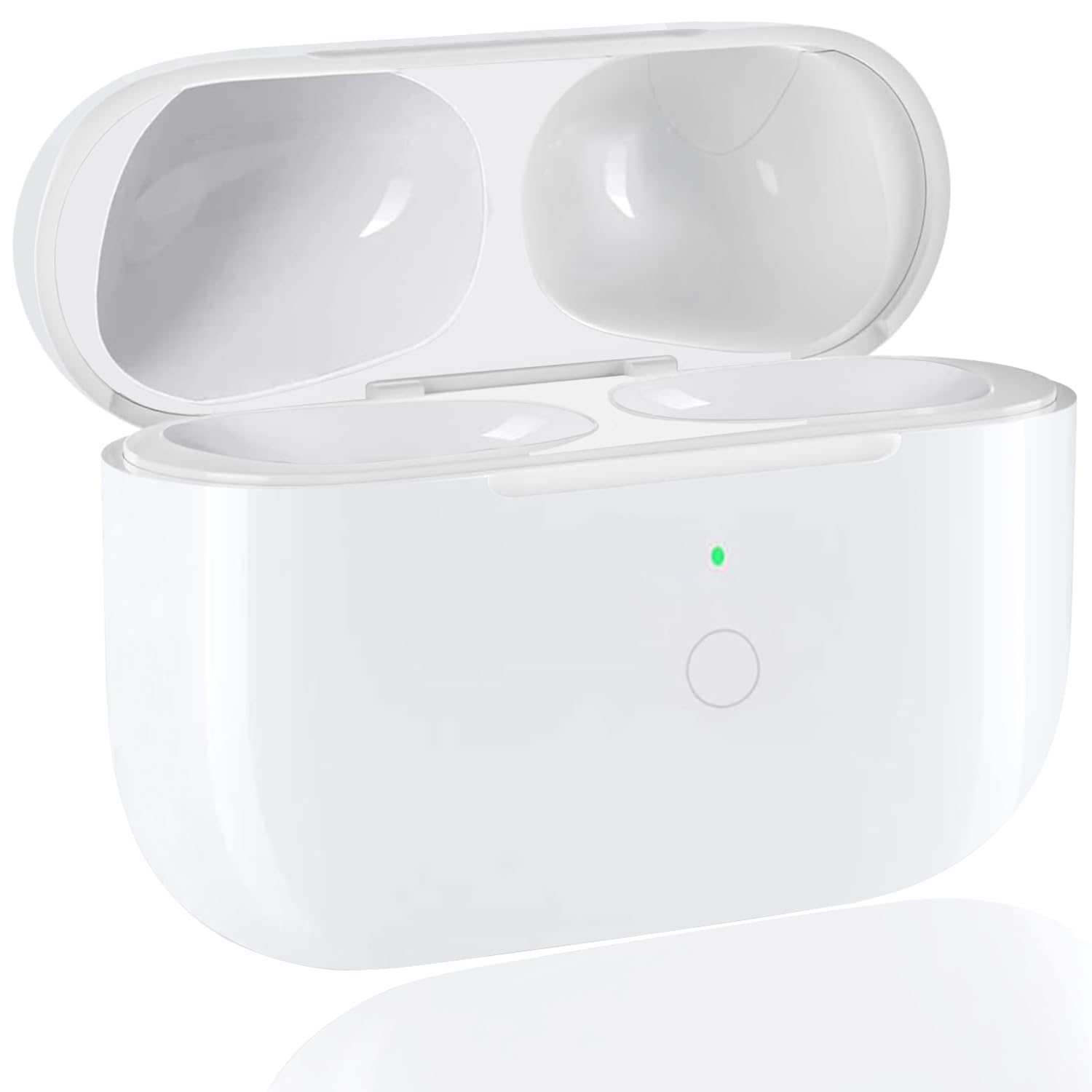 Kabellose Ladecase für Air Pods Pro und Air Pods Pro 2, Wireless Charging Case Original Ersatz Replacement mit Bluetooth Pairing Synchronisierungstaste 7-mal volle Ladung 015 Angebot bei HelloDeals