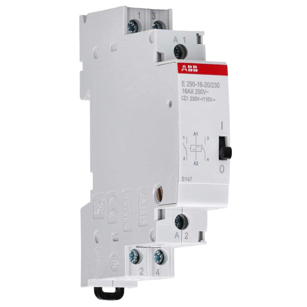 ABB E290-16-20/230 Stromstoßschalter Spule 230 V AC/110 V DC 16 A 2 Schließer 2TAZ312000R2012 Angebot bei HelloDeals