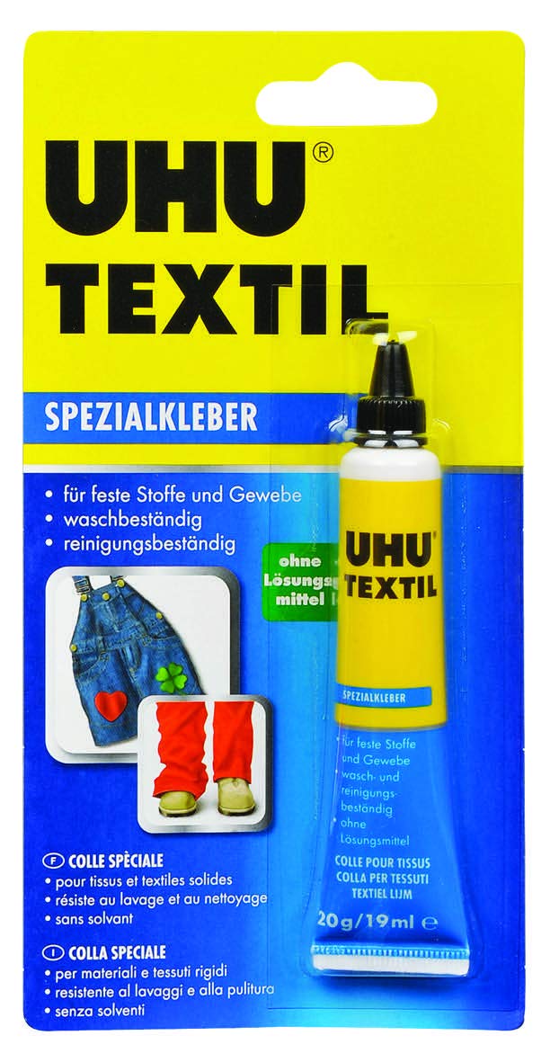 UHU Spezialkleber TEXTIL 20g 20 g Textil - 20g Angebot bei HelloDeals