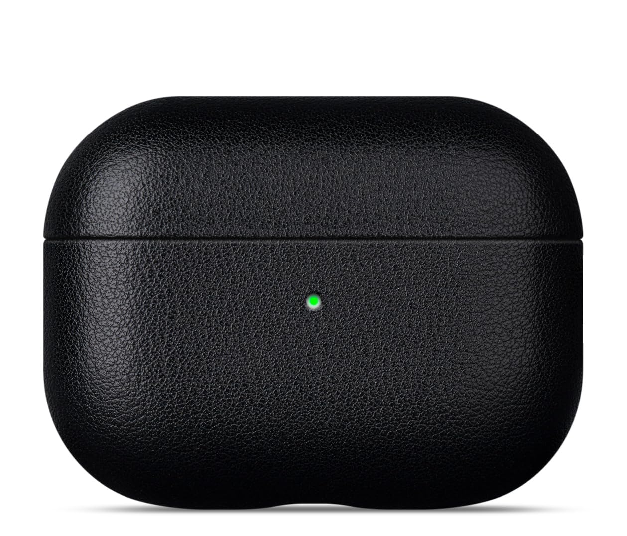 Haobobro [Nappa Series] Leder Hülle für AirPods Pro 3. Generation - Handgefertigt für AirPods Pro 3 Ledercase - Stoßfest AirPod Pro 3 Leather Case - Air Pods Pro 3 Schutzhülle Lederhülle - Schwarz [Nappa Leder]-Schwarz Angebot bei HelloDeals