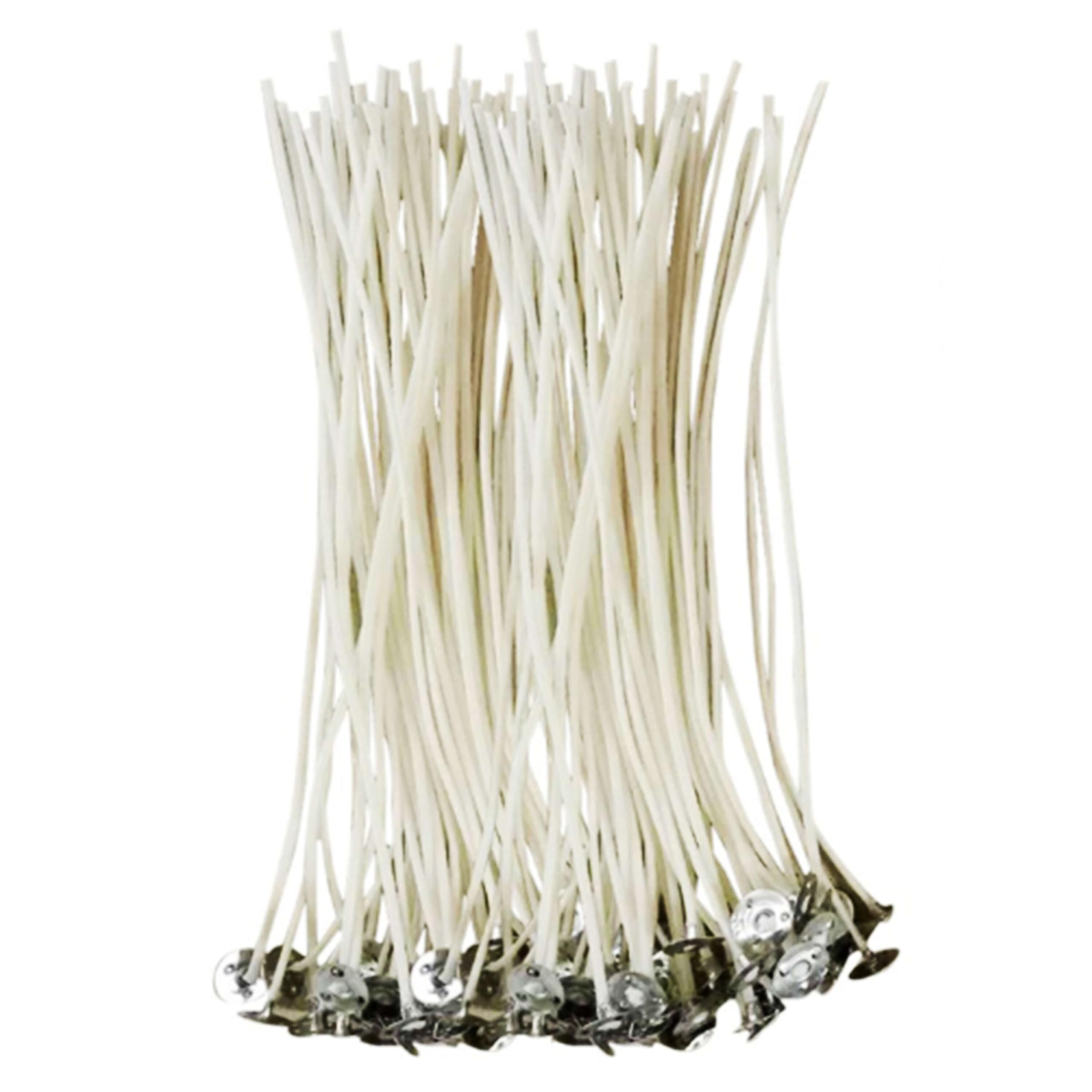 CZ Store®- Kerzendochte |50STK|10 cm Natürliche Bio-Baumwolle, vorgewachst mit Soja-Wachs - Langlebig, geruchlos, sauber - Mit PDF-Anleitung zur Kerzenherstellung Angebot bei HelloDeals