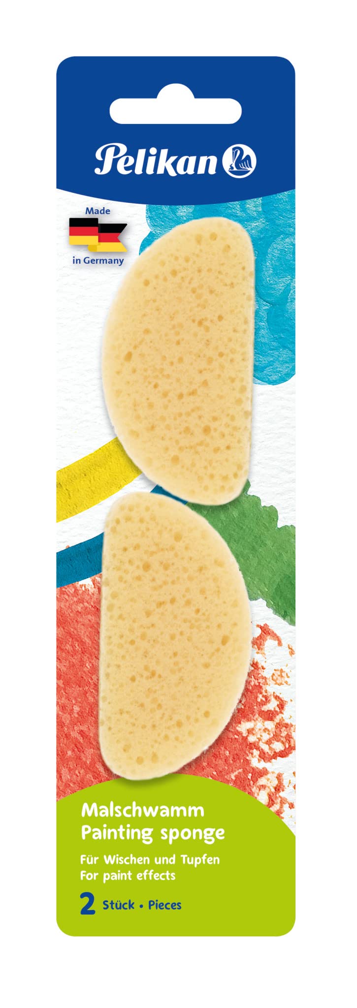 Pelikan 700986 Malschwämme, 2 Stück, natur Angebot bei HelloDeals