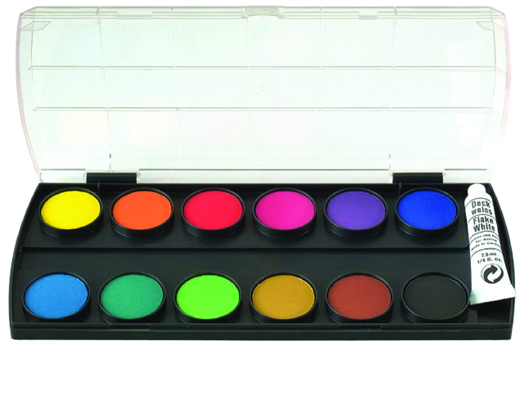 Pelikan Kreuzer 721233 Deckfarbkasten mit 12 Farben und Deckweiss, 1 Stück Angebot bei HelloDeals