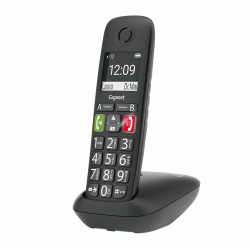 Gigaset E290 - Schnurloses Senioren-Telefon ohne Anrufbeantworter mit großen Tasten - großes Display, Zielwahltasten für wichtige Nummern, Verstärker-Funktion für extra lautes Hören, schwarz 1x Telefon Angebot bei HelloDeals