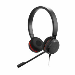 Jabra Evolve 30 MS Stereo-Headset - von Microsoft zertifizierter Kopfhörer für VoIP-Softphone mit passiver Geräuschunterdrückung - USB-Kabel mit Controller - Schwarz Stereo Evolve 30 II USB-A Angebot bei HelloDeals