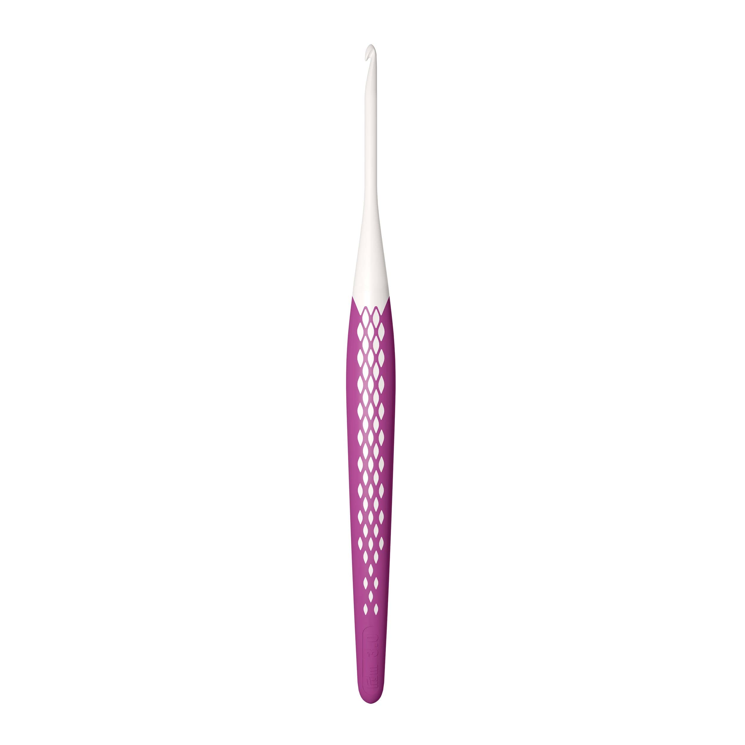 Prym 218483 Häkelnadeln Ergonomics 16 cm 3,00 mm fuchsia Woll-Häkelnadel, Kunststoff, 3 mm Fuchsia 3,0 mm Angebot bei HelloDeals