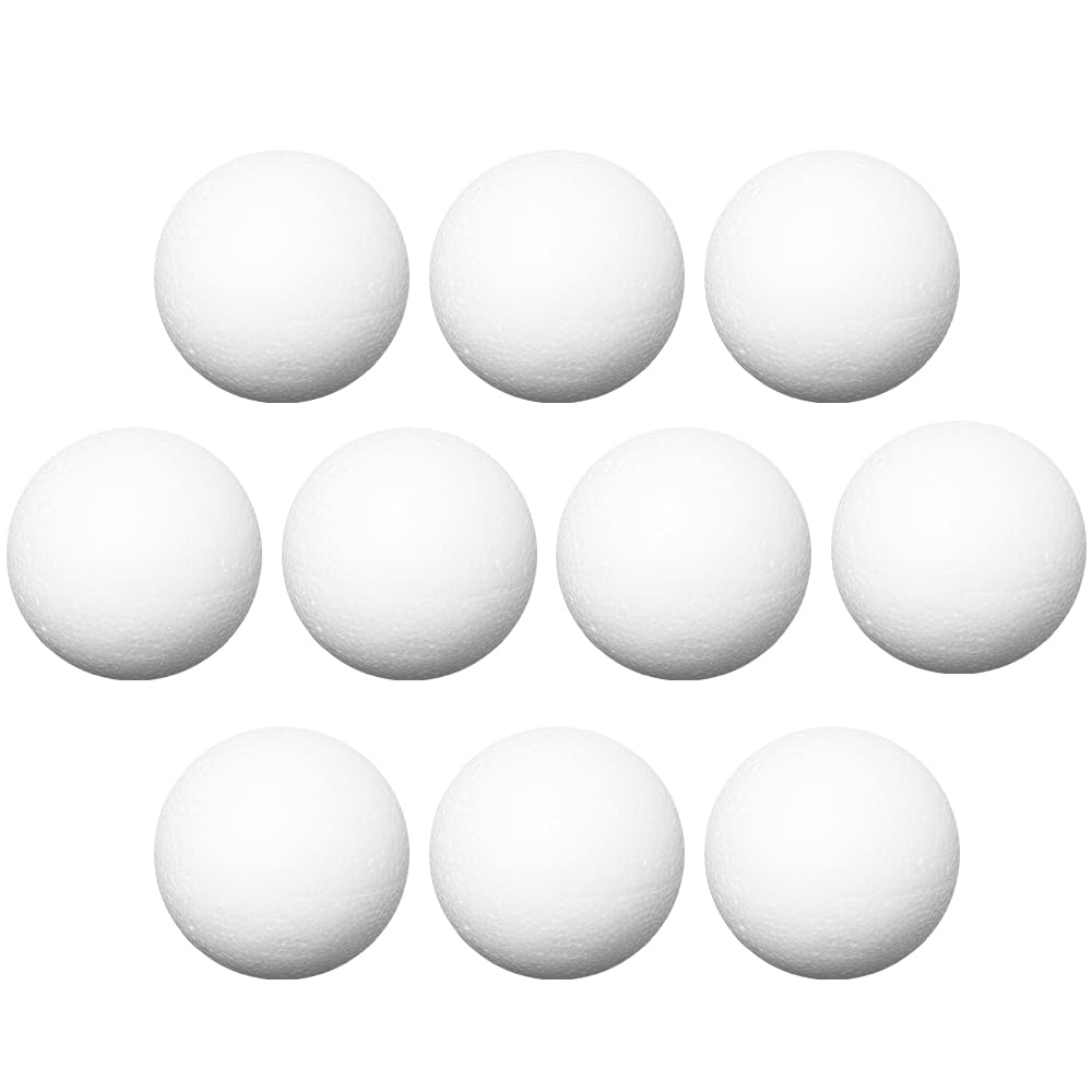 Ideen mit Herz Styropor-Kugeln | Styroporbälle für Paillettentechnik, Serviettentechnik, Filzen, Basteln, Heimwerk, DIY (Ø6 cm - 10 Stück) Angebot bei HelloDeals