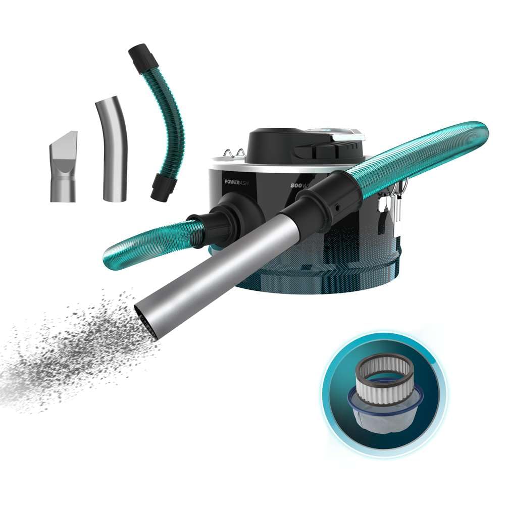Cecotec Kompakter Aschesauger 10L Conga Ash 2000 Home. 800W Leistung, Saugkraft 14kPa, Metallbeschichteter Schlauch, Metallgitterfilter, 38mm Düse 10 L Angebot bei HelloDeals