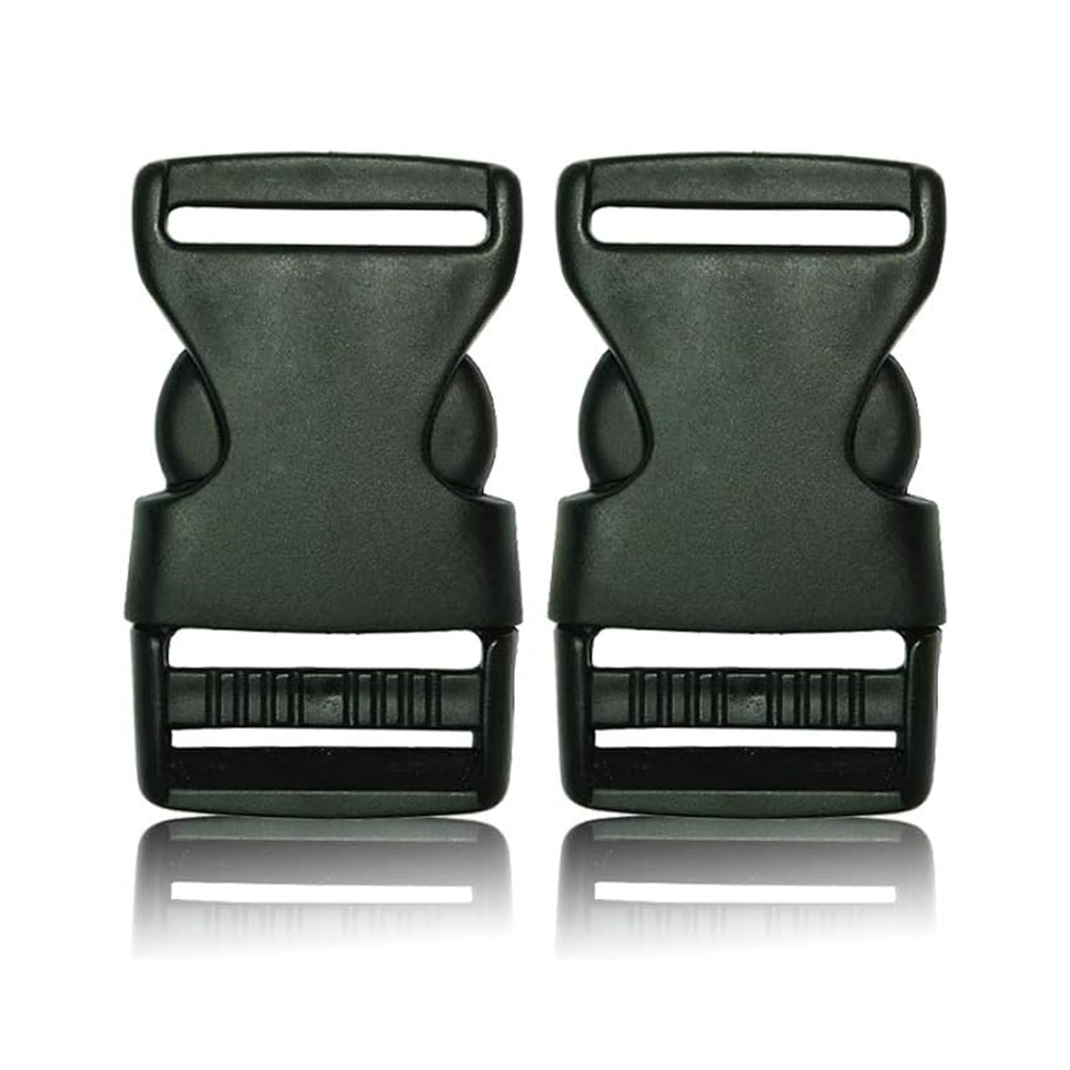 BOB-KRAFT - Steckschnalle 20mm / 25mm / 30mm / 40mm / 50mm, Steckverschluss, Kunststoff Klickverschluss, Klippverschluss, Schnallen für Beckengurt, Ersatzschnalle für Rucksack, MADE IN EU Angebot bei HelloDeals