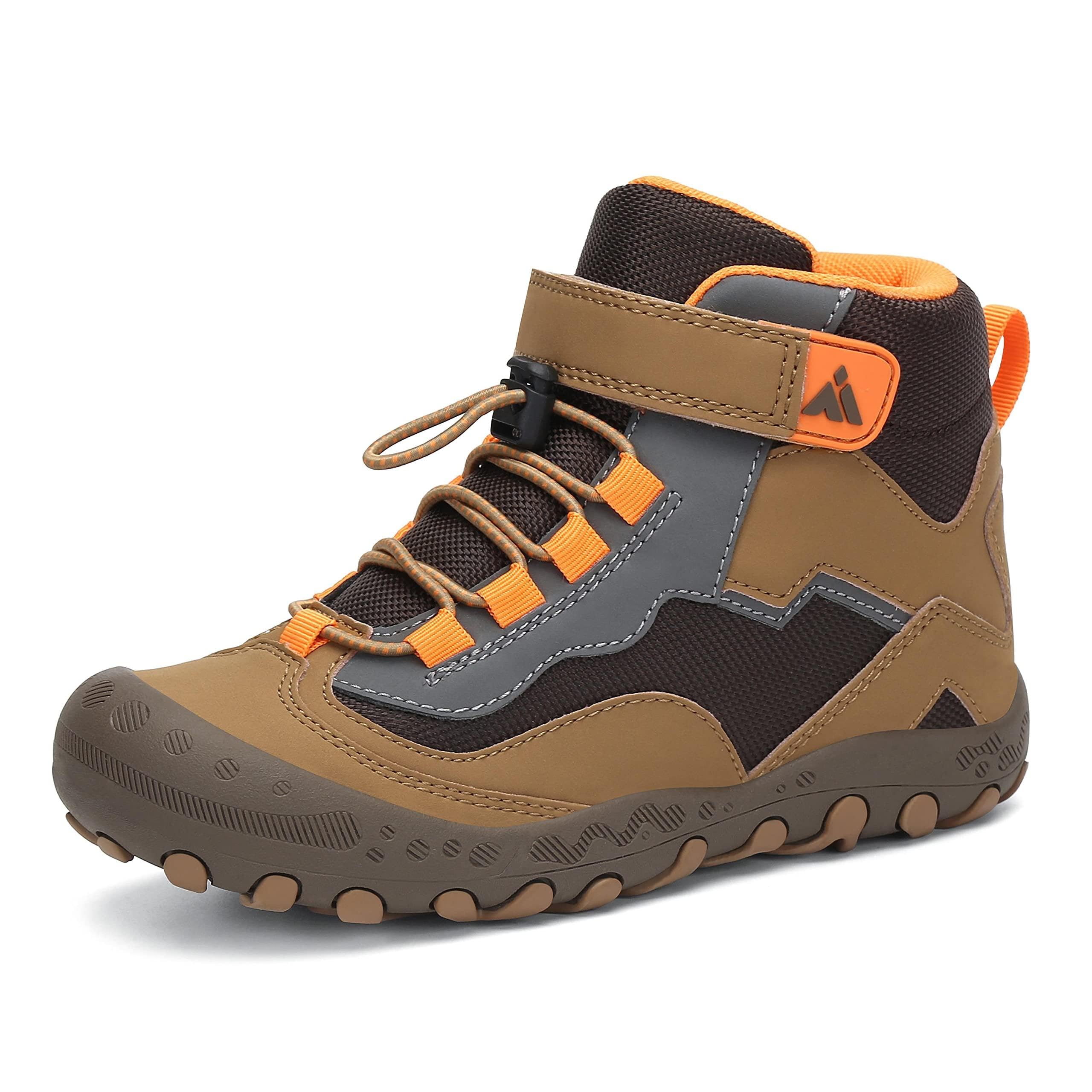 Mishansha Kinder Wanderschuhe rutschfest Leicht Trekking Wanderstiefel für Jungen Mädchen Gr.24-38 Angebot bei HelloDeals