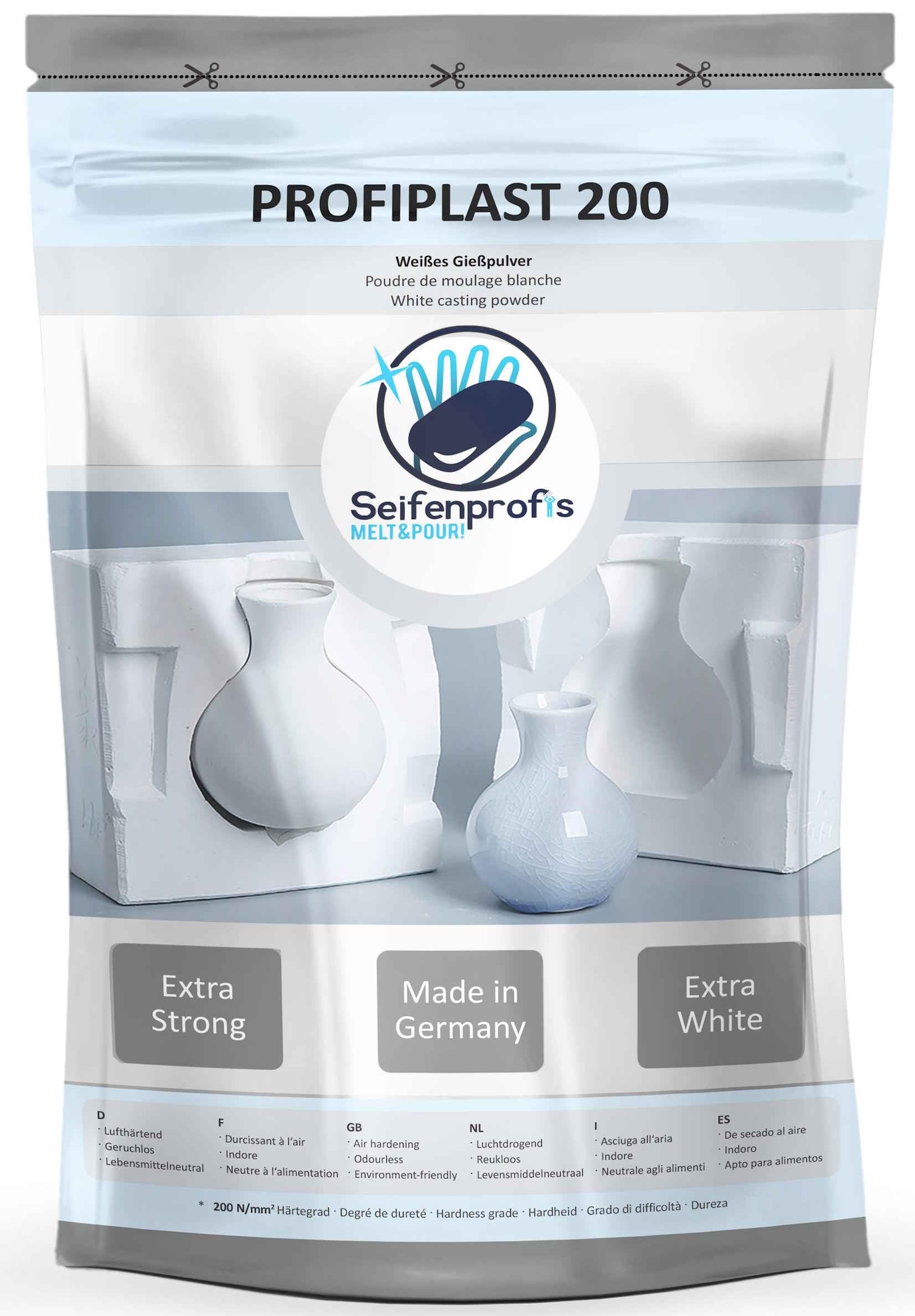 Profiplast 200 Gießpulver extra weiß 4,5kg, Lufthärtend & Geruchlos, Gießmasse Reliefgießpulver Gipspulver zum Gießen Angebot bei HelloDeals
