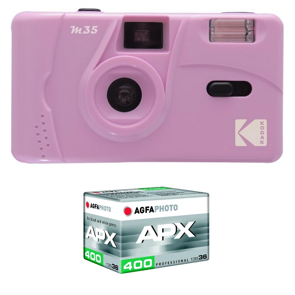 Kodak Wiederaufladbare Kamera M35 – 35 mm – Candy Pink Lila Film 400 Angebot bei HelloDeals