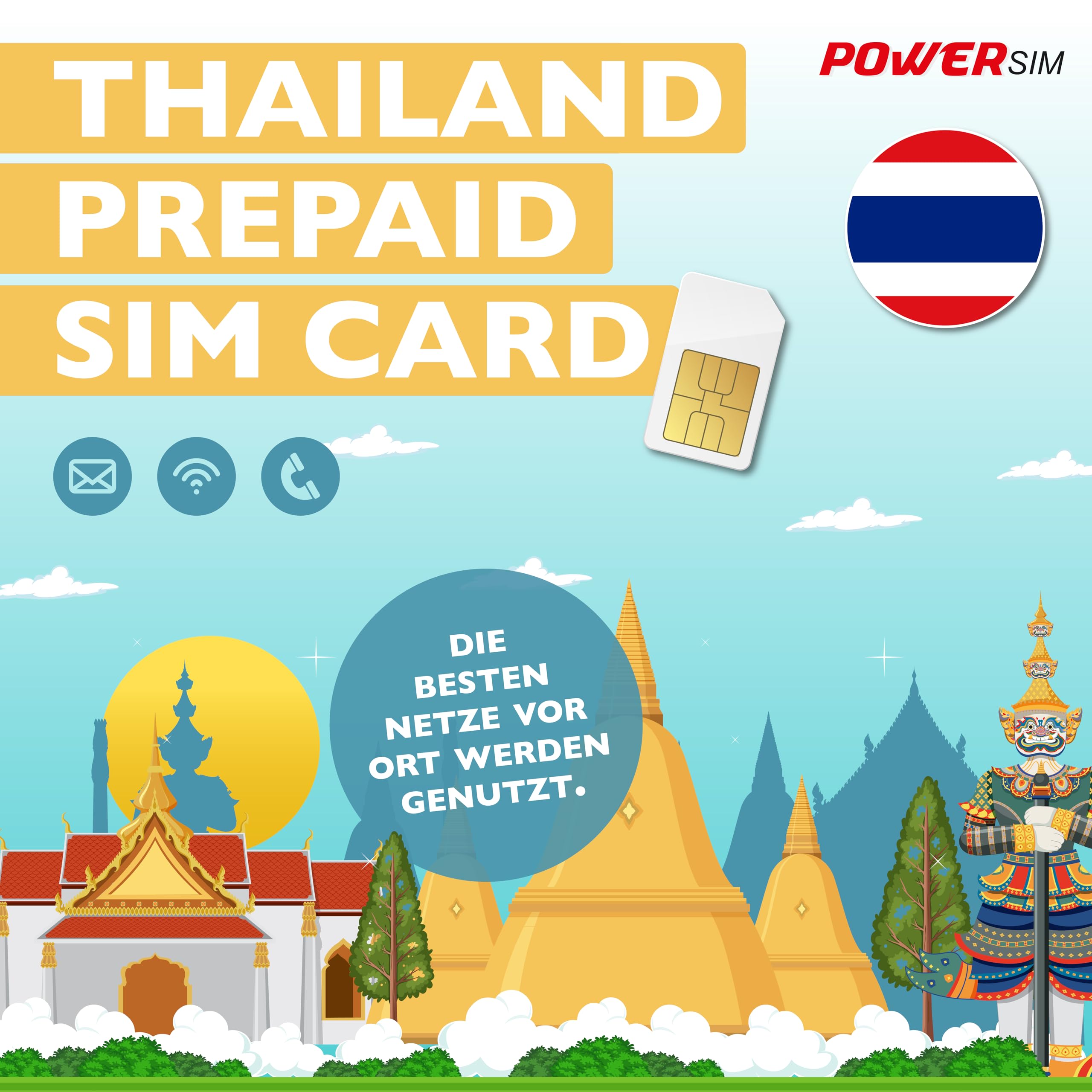 AIS oder DTAC SIM Karte Thailand Simkarte 50GB Daten Angebot bei HelloDeals