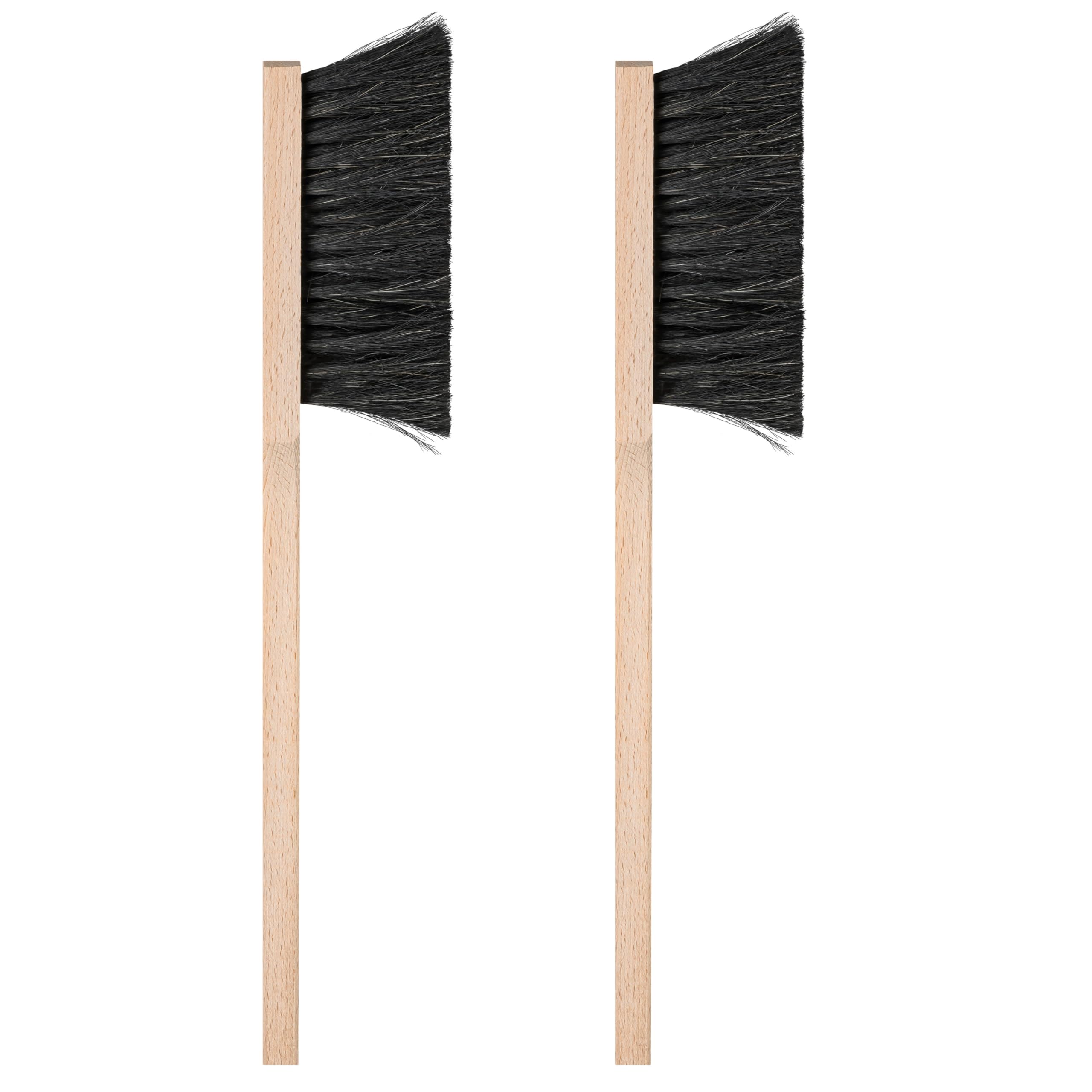 2 Stück Langhand-Handfeger aus Naturhaar, Handbesen Set, Made in Germany Angebot bei HelloDeals