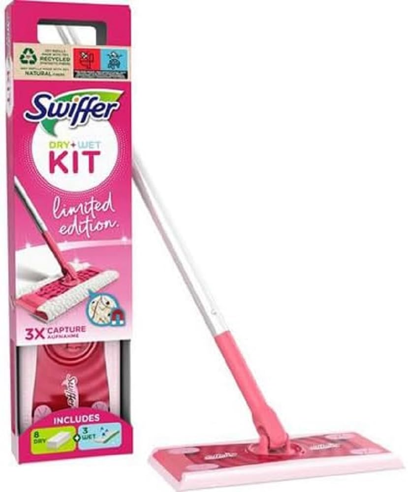 Swif Systemstarter (Bodenstab+8Tücher) pk Limited Edition pink Angebot bei HelloDeals