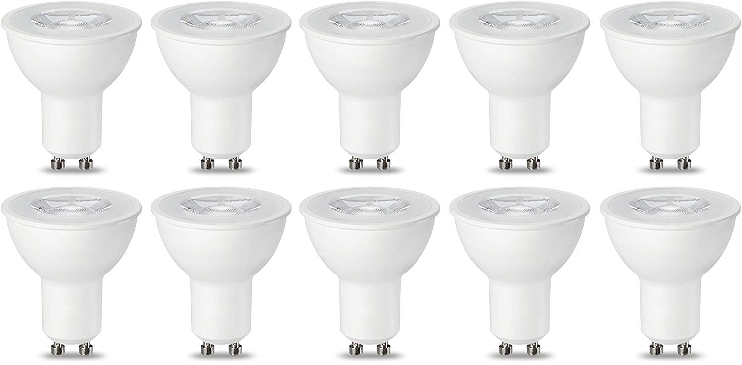 Amazon Basics GU10 LED Lampe, Spot, 5.5W (ersetzt 50W), warmweiß, dimmbar- 10Stück (1er Pack) 10Stück (1er Pack) 5.5W (50W) Warmweiß Angebot bei HelloDeals