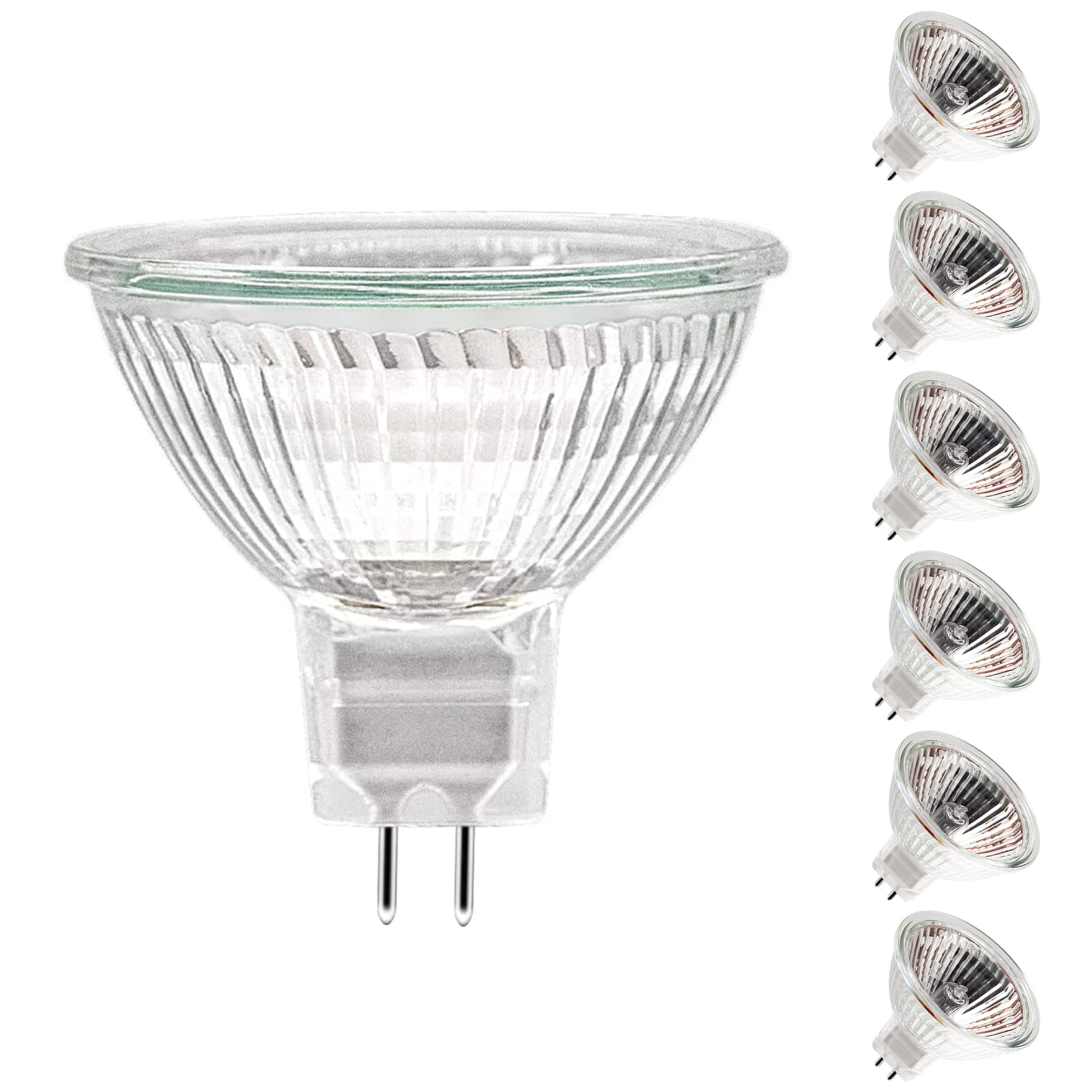 ETUOLMP Halogen MR16 Gu5.3 Halogen Leuchtmittel Dimmbar 12v 50w Warmweiß 2700K Für Halogenstrahler Einbau Schienenbeleuchtung Pack of 6 MR16-50W Angebot bei HelloDeals