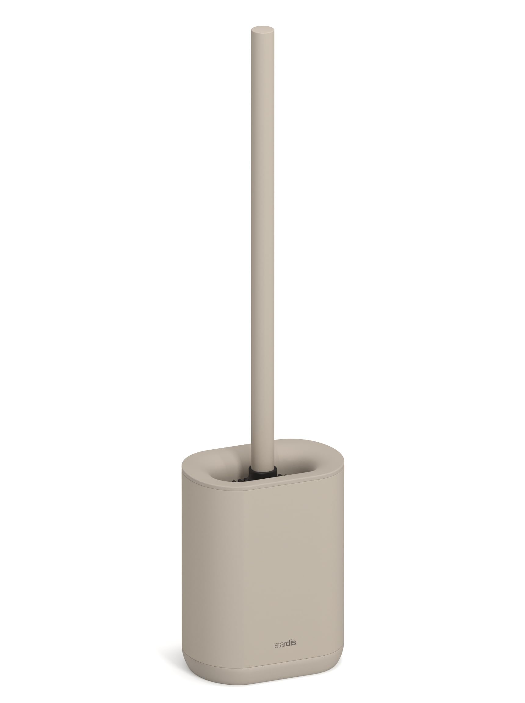 stardis Pure WC Bürste Toilettenbürste matt Silikon Klobürste kompakt antibakteriell Bürstengarnitur beige Sand Beige Angebot bei HelloDeals