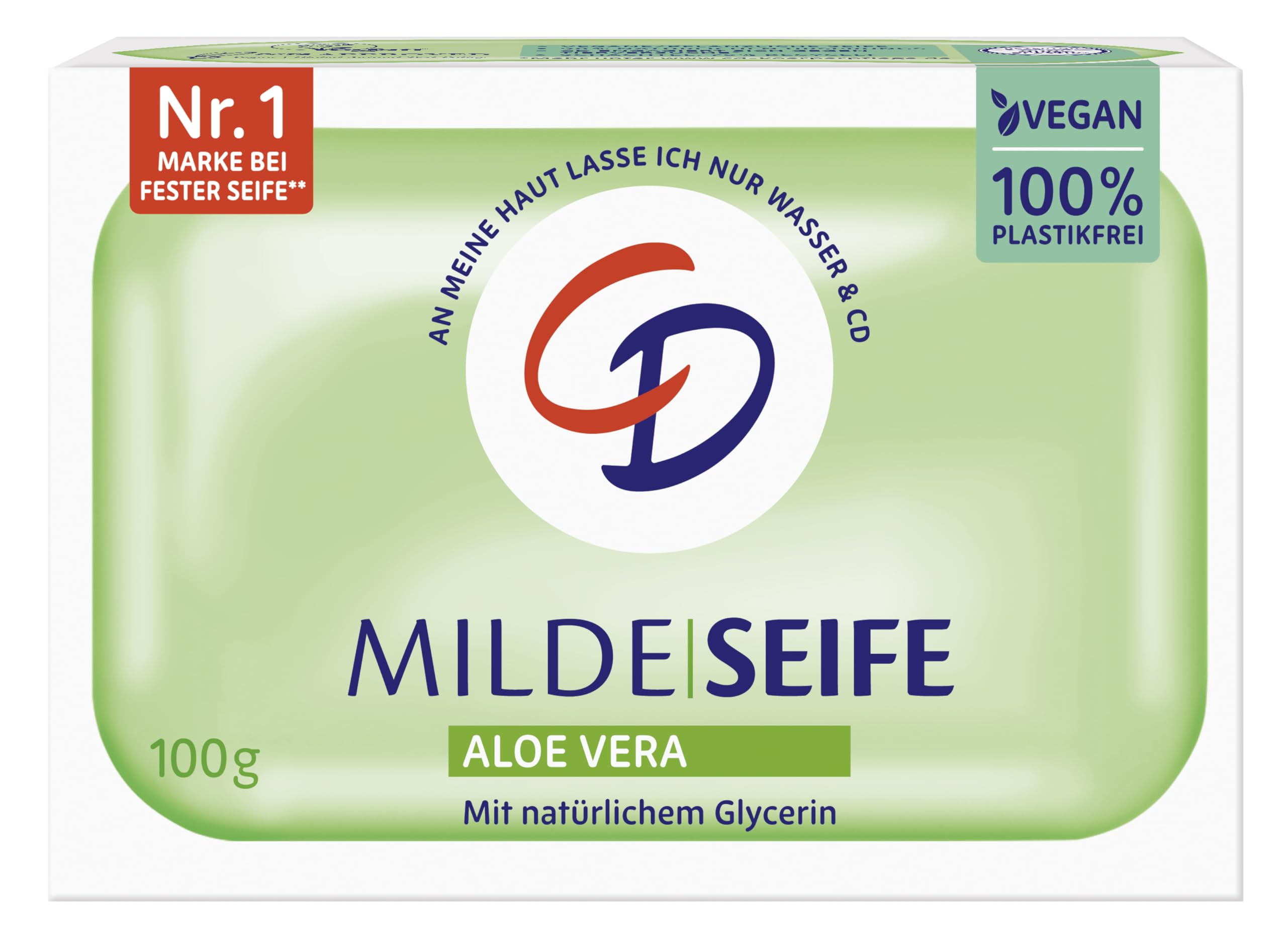 CD MILDE SEIFE ALOE VERA 100G vegan & ohne Mikroplastik Angebot bei HelloDeals
