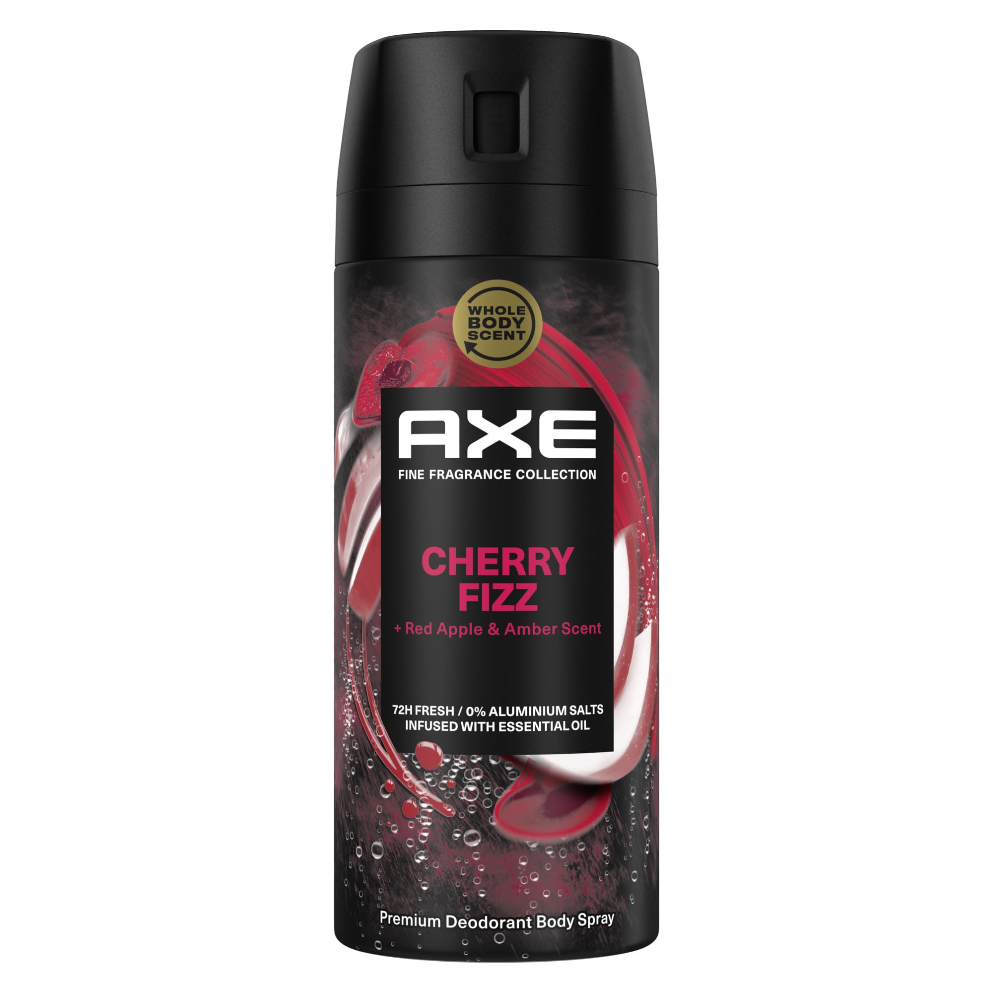 Axe Premium Bodyspray Cherry Fizz Deo ohne Aluminiumsalze für 72 Stunden Frische 150 ml Cherry Fizz 150 ml (1er Pack) Angebot bei HelloDeals