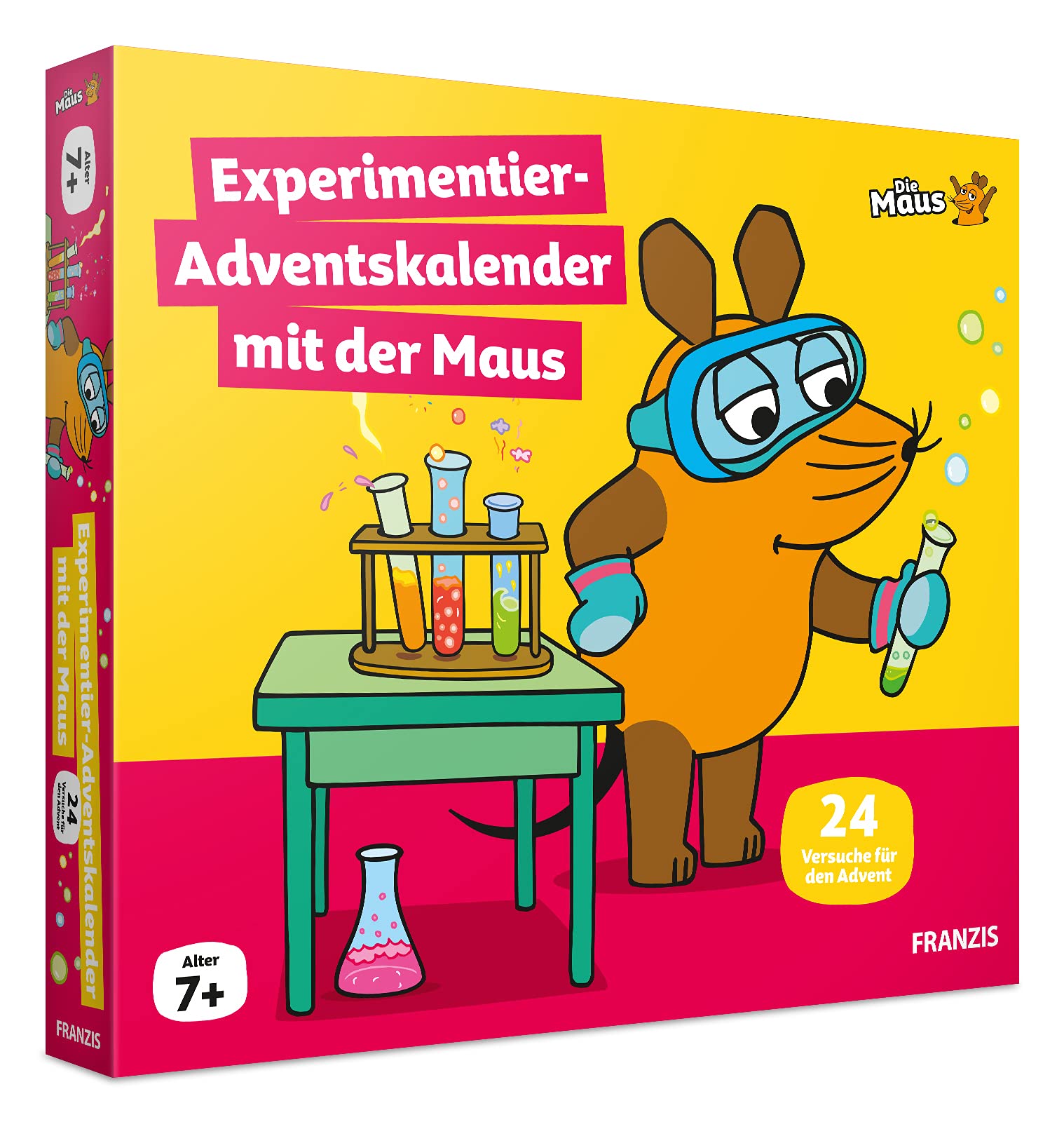 FRANZIS Experimentier-Adventskalender mit der Maus | 24 Experimente zum Staunen, Lachen und Rätseln | Ab 7 Jahren Angebot bei HelloDeals