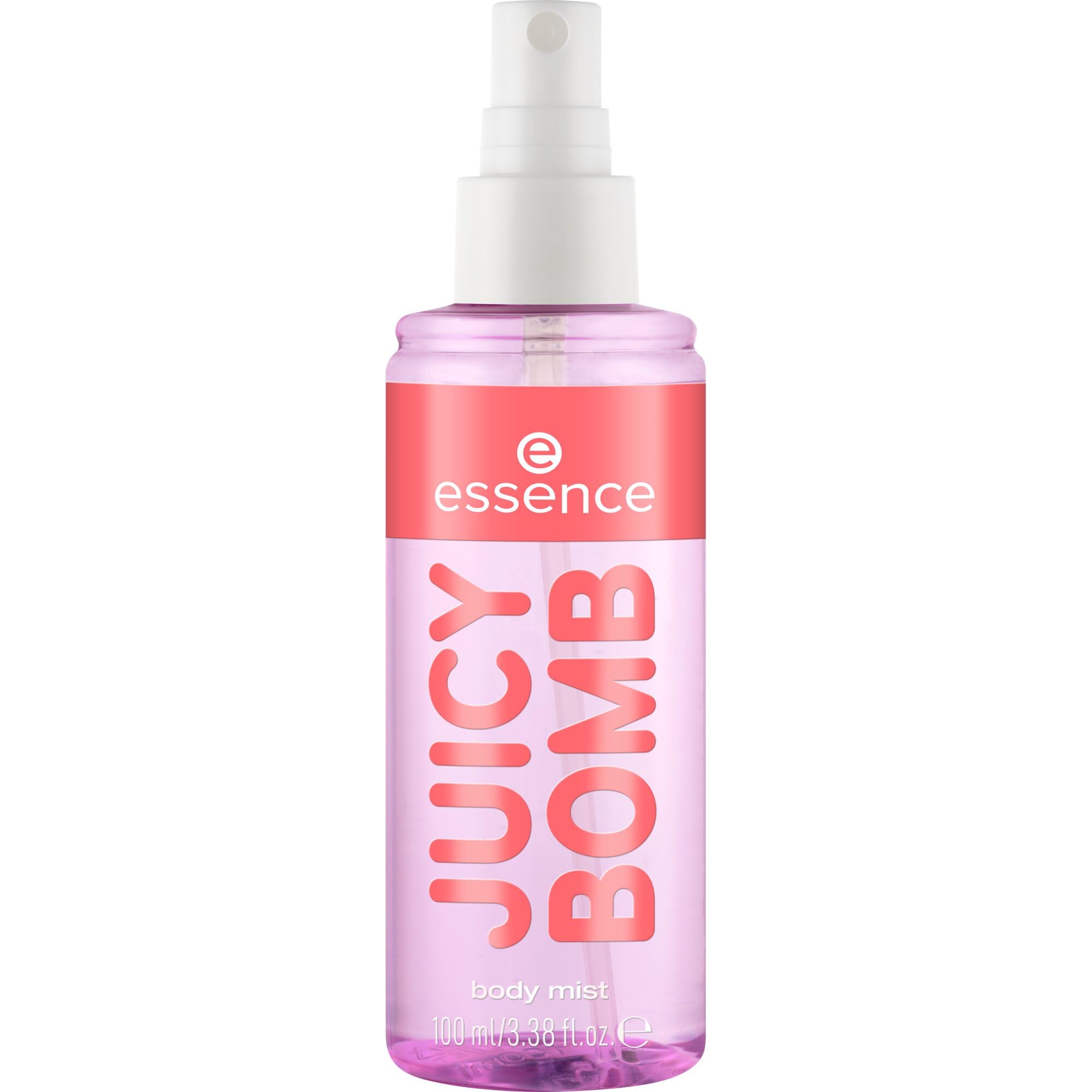 essence JUICY BOMB PARTY body mist, Eau de Toilette, Nr. 03, Transparent, Expressergebnis, natürlich, vegan, ohne Mikroplastikpartikel, ohne Konservierungsstoffe, glutenfrei, 1er Pack (100ml) Lychee Lagoon Angebot bei HelloDeals