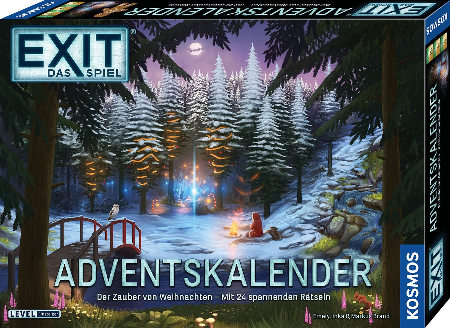 KOSMOS 685348 EXIT - Das Spiel Adventskalender 2025, Der Zauber von Weihnachten mit 24 spannenden Rätseln, Escape Game Adventskalender Angebot bei HelloDeals