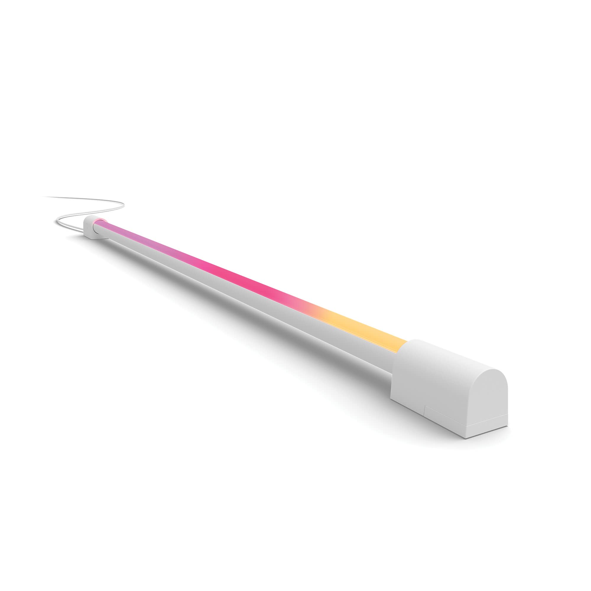 Philips Hue Play Gradient Light Tube weiß 75cm, 1100lm, Surround-Beleuchtung, bis zu 16 Mio. Farben, einstellbare Lichteffekte, steuerbar via App, für Fernseher geeignet 75cm Weiß Angebot bei HelloDeals